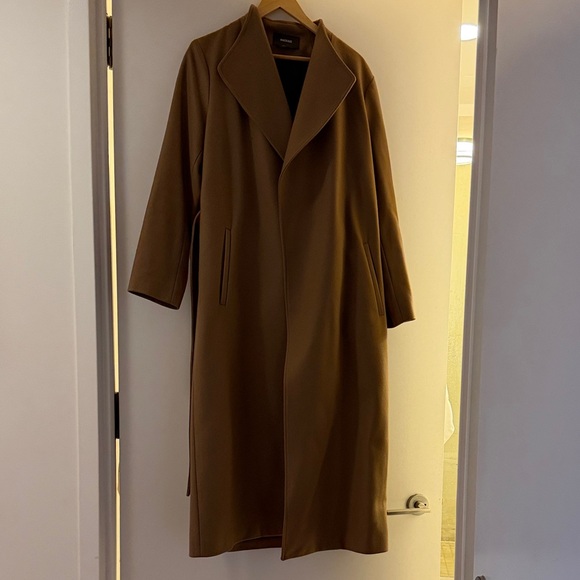 Mackage Rosa-O Camel Long Coat, Size L - Picture 1 of 9